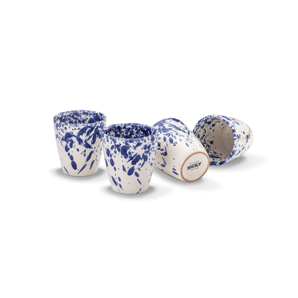 Becher-Set aus 4 Tassen der Palermo Kollektion von STUDIO SICILY