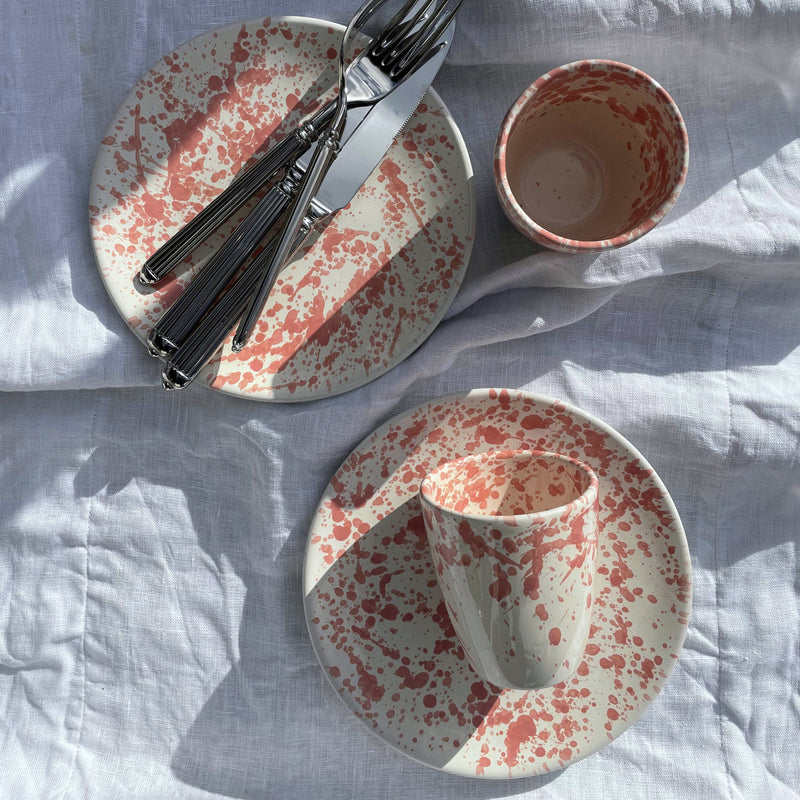 Frühstücks-Set aus 2 Tassen und 2 Tellern der Taormina Kollektion von STUDIO SICILY