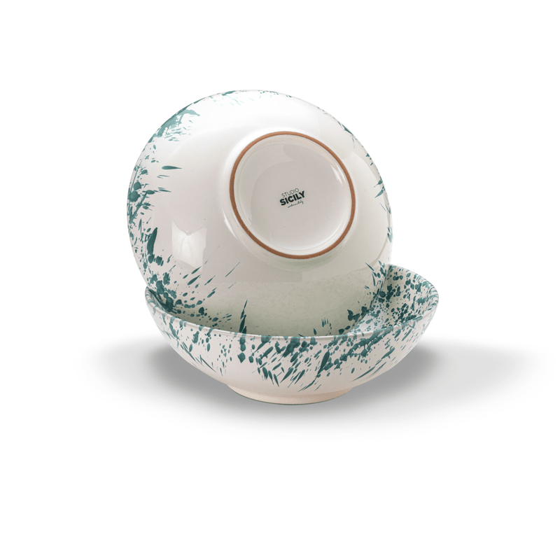 STUDIO SICILY grüne Servierschale medio Noto für Salate, Bowls, Grillen usw. online kaufen