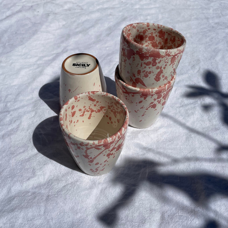 Becher-Set Taormina von STUDIO SICILY für Kaffee, Tee, Punsch usw.