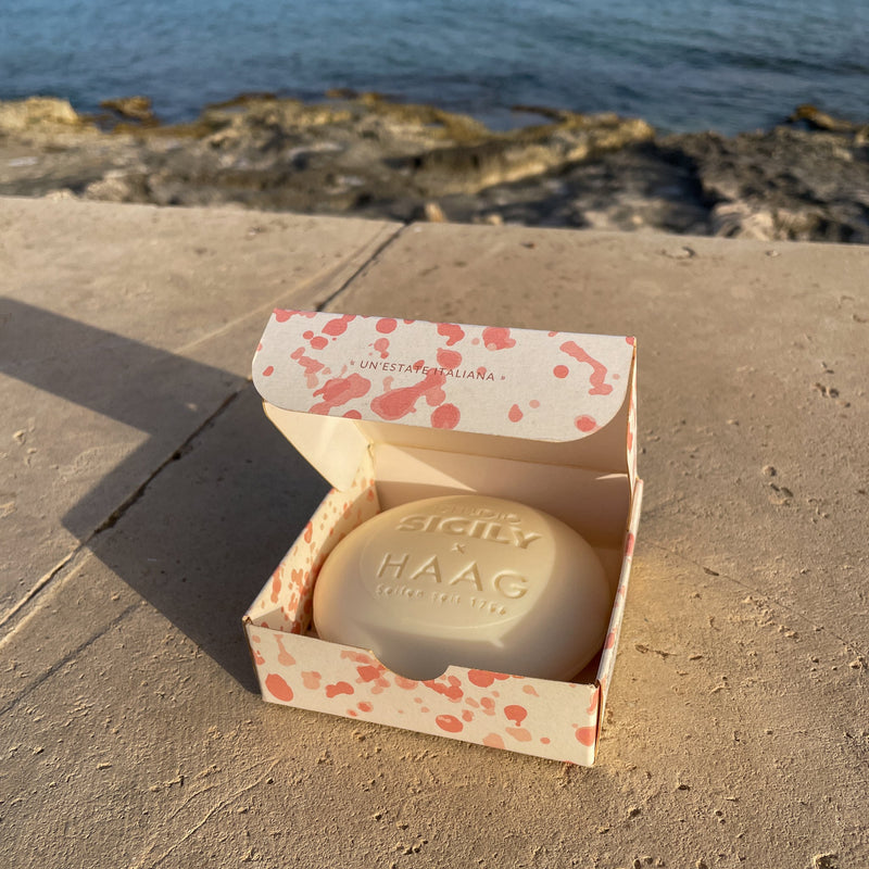 Die Handgemachte Taormina Seife «Arancia Rossa» 140g von STUDIO SICILY