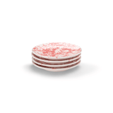 Dessertteller-Set aus 4 Tellern der Taormina Kollektion für Frühstück, Obst, ...